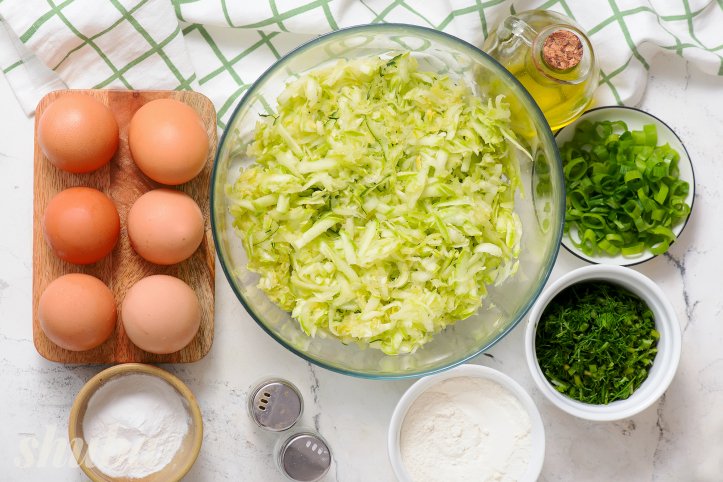 натерті кабачки