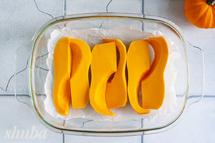 гарбуз у формі для запікання