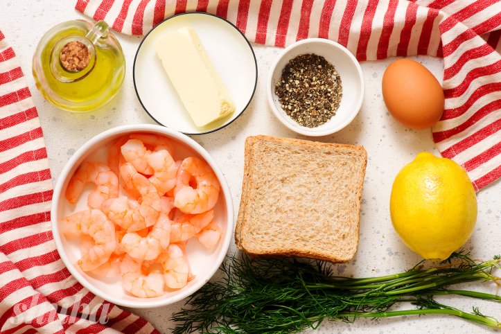 креветки і хліб