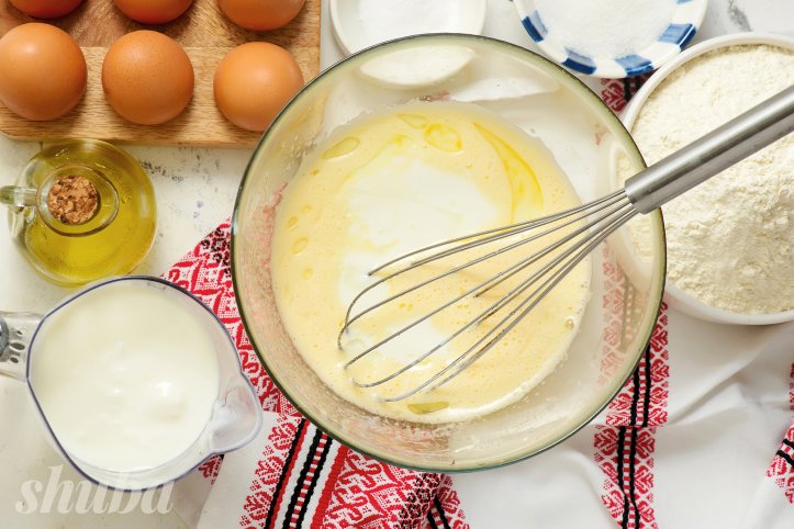 Вергуни, тісто