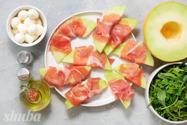 дыня и прошутто