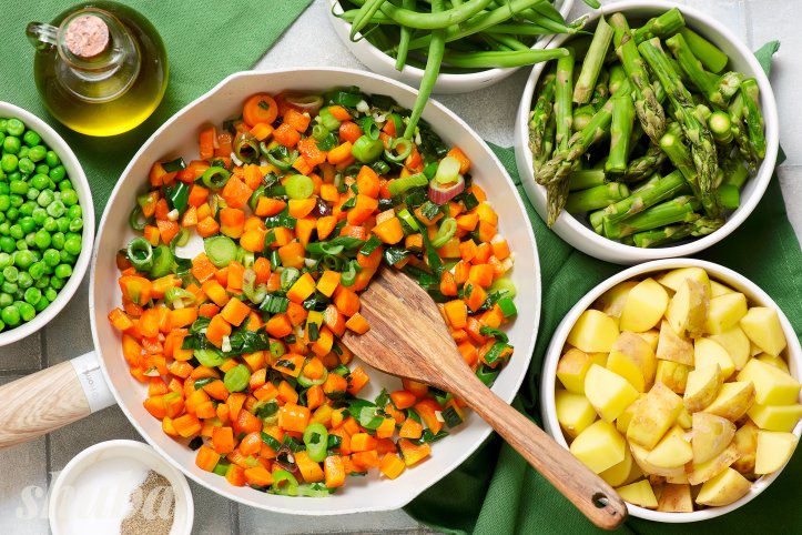 пасеровані овочі