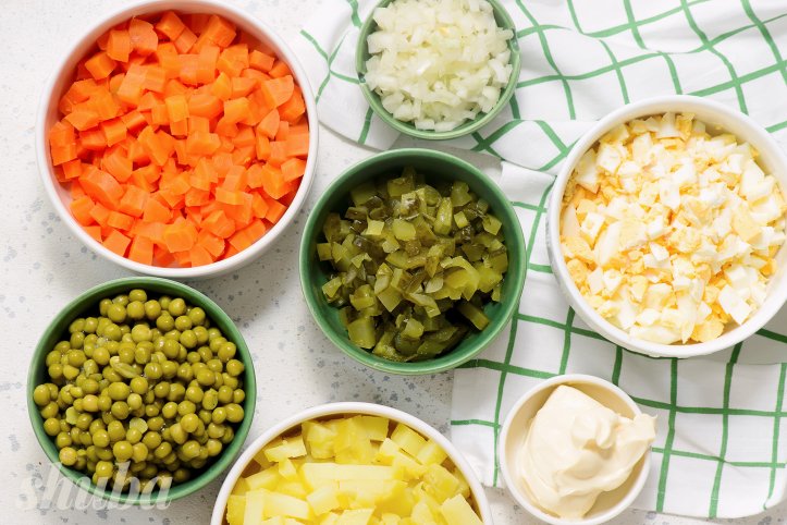 Овочі для олів'є