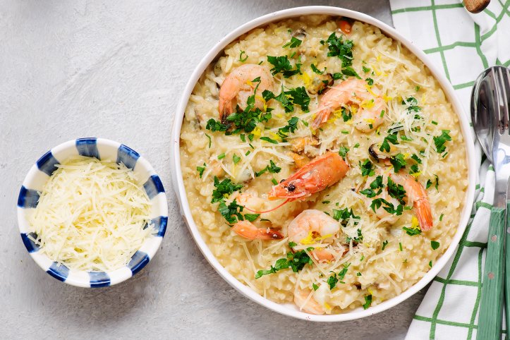 Ризото з морепродуктами