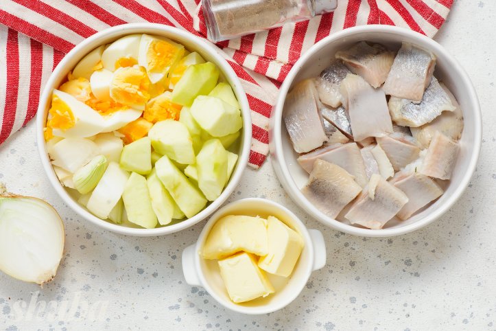 Порізаний оселедець