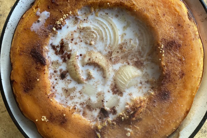 Гарбуз з пшоном і молоком