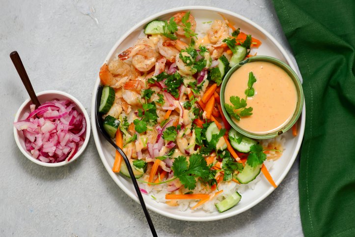 боул з креветками