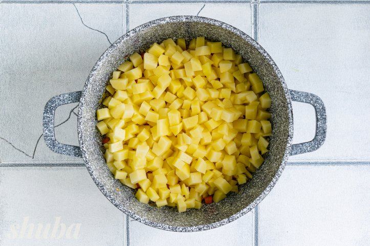 картопля з овочами