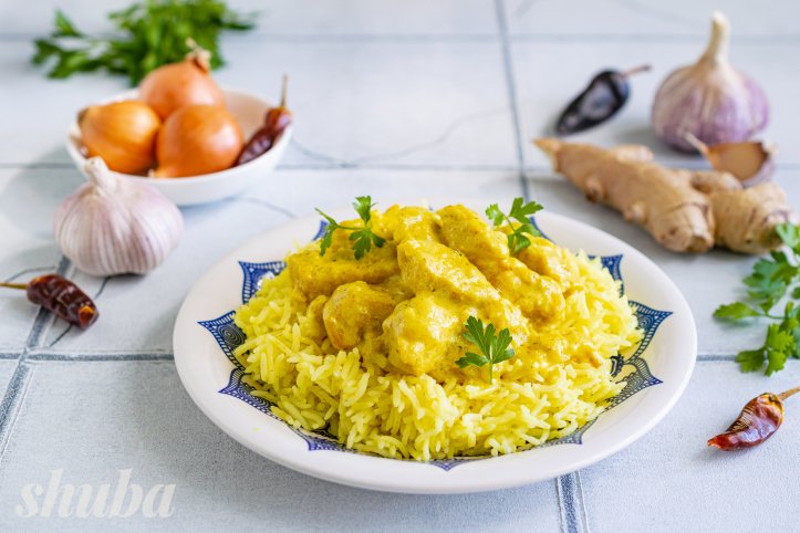 курка карі з рисом