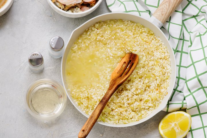 вино в ризото