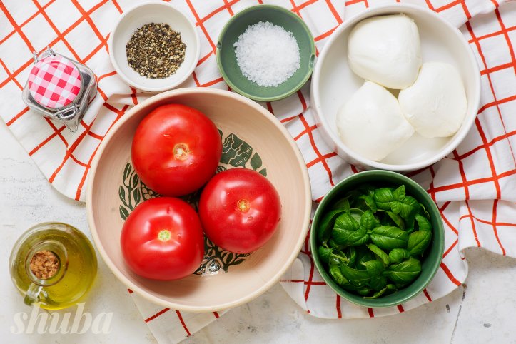 Інгредієнти для капрезе