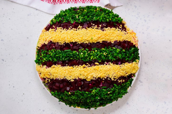 Оселедець під периною