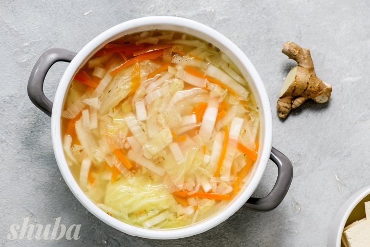 суп с овощами