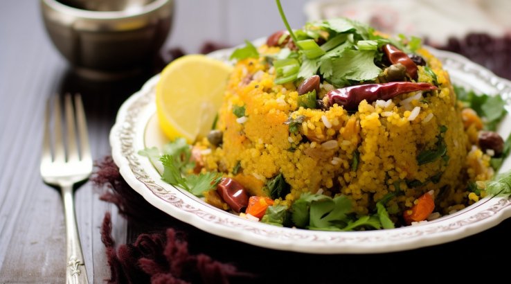 Вегетаріанський амарантовий плов