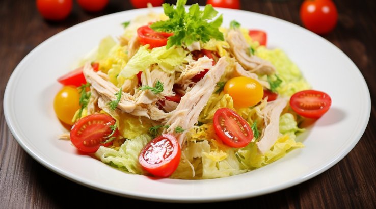 Салат з тунцем і пекінською капустою