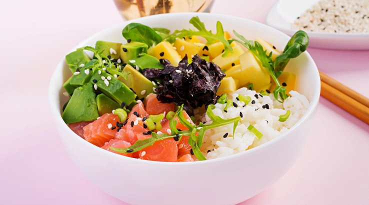 Рисовий боул з манго та імбиром