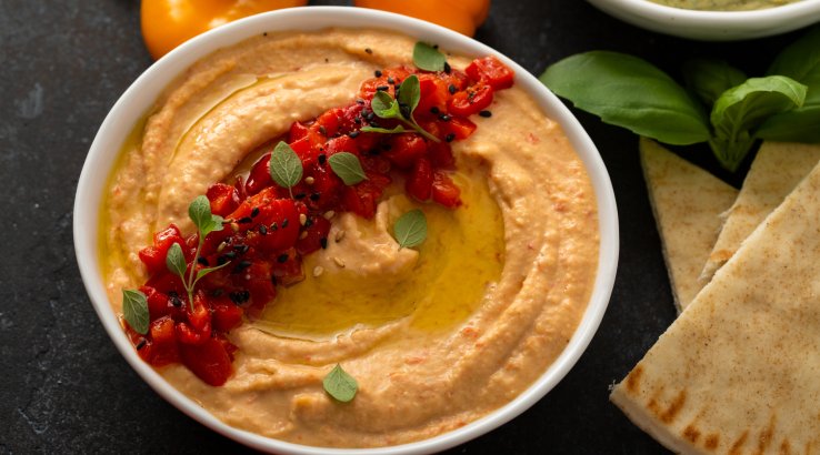 Діп із запечених овочів