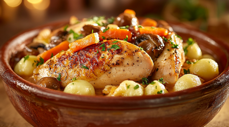 Гуцульська печеня в горщику