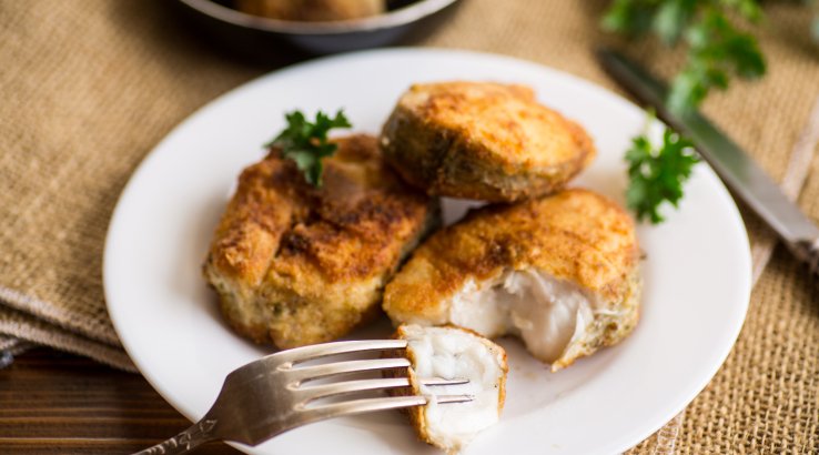 Смажений минтай у соєвому соусі