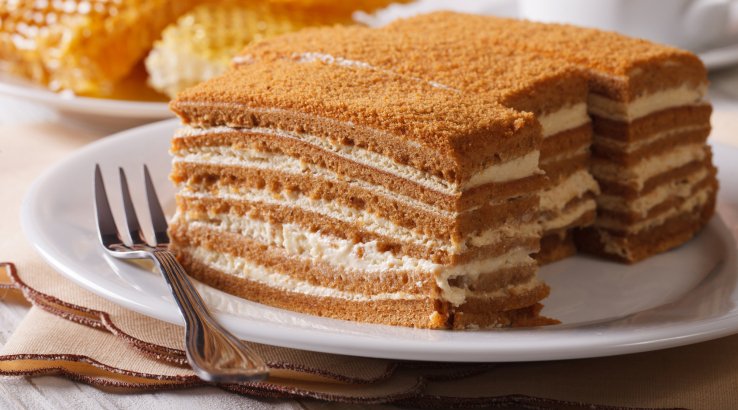 Медівник без розкатки коржів