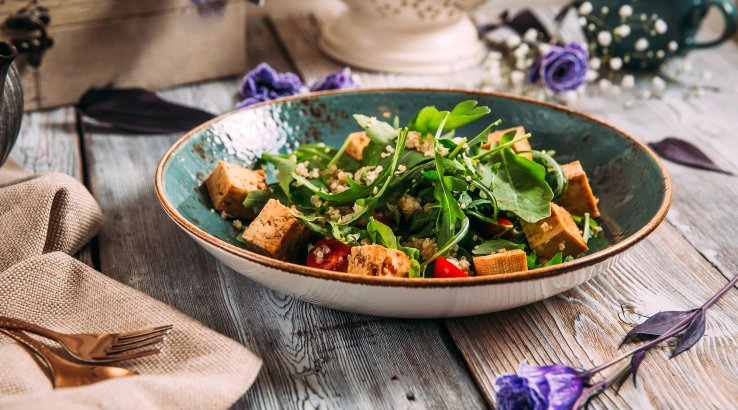 Салат із запеченою фетою