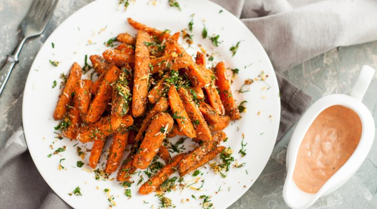 Запечена морква з сиром