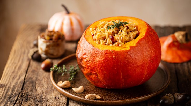 Гарбузова бабка з рисом