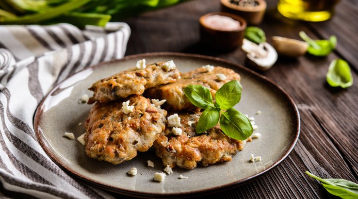 Ліниві котлети з курки і сиру