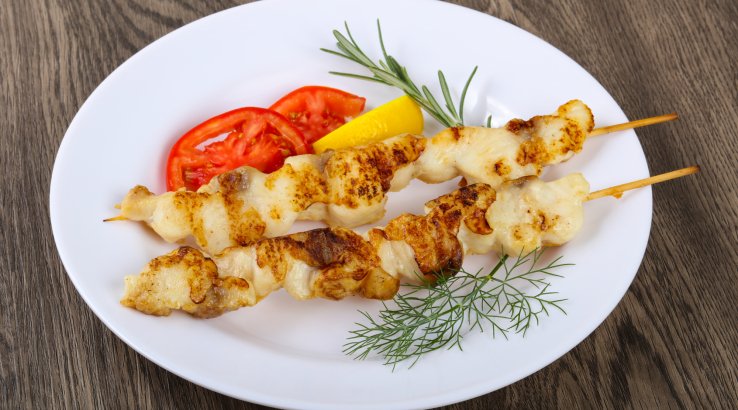 Шашлик з білої риби