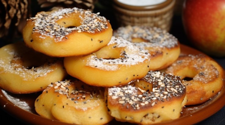 Смажені яблучні макорженики — прості українські смаколики