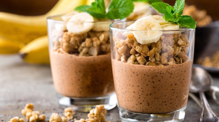 Кавовий чіа-пудинг з гарбузом