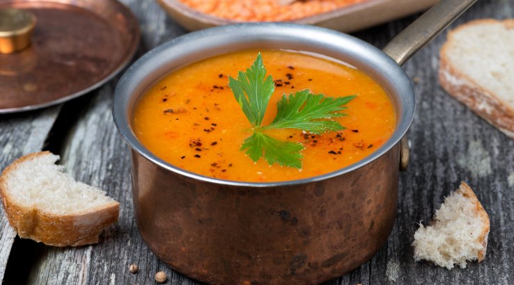 Крем-суп із сочевиці