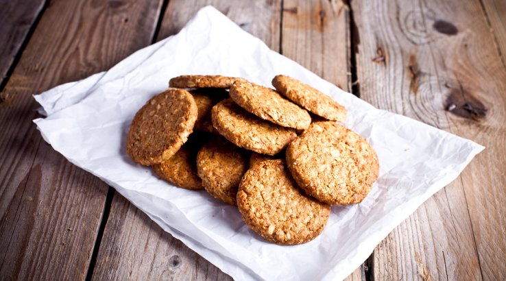 Домашнє хрустке вівсяне печиво