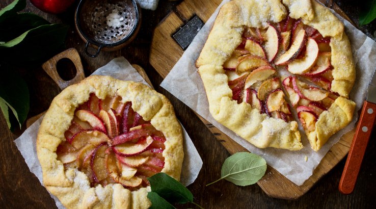 Галета с яблоками и тимьяном — рецепт