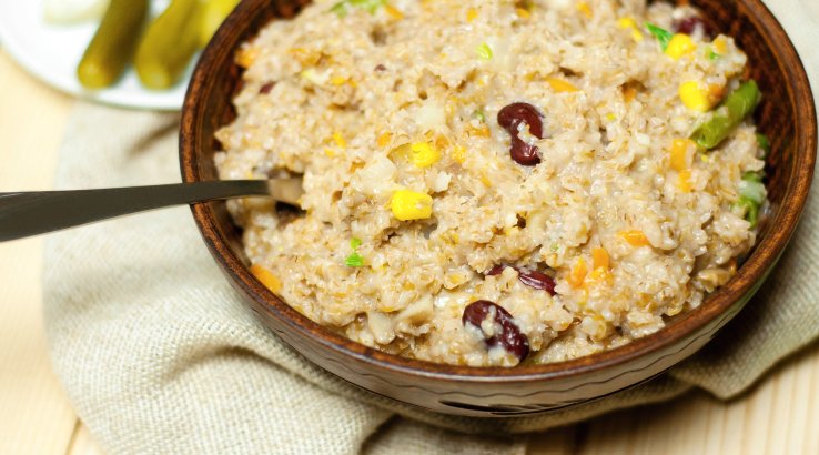 Пшенична каша з кукурудзою