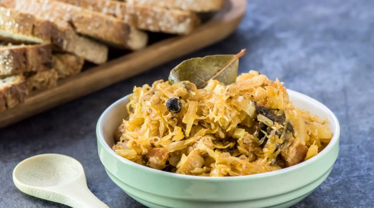 Бігос з яблуками - рецепт