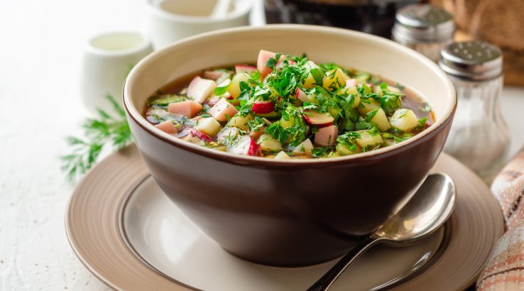 Окрошка на квасі