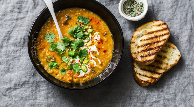 Вегетаріанське карі з гарбузом