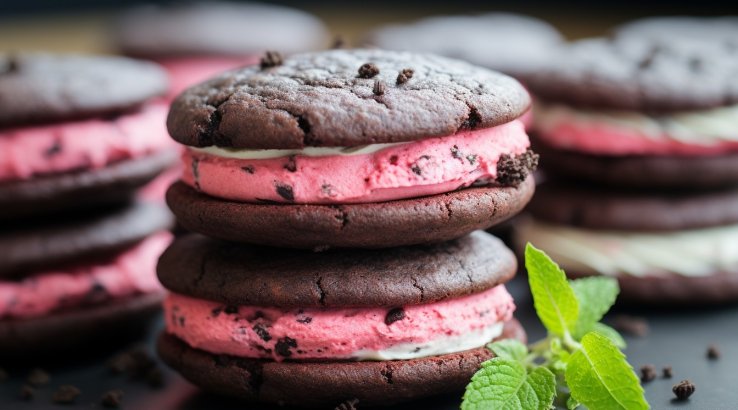 Печиво-сендвіч зі смородиновим суфле