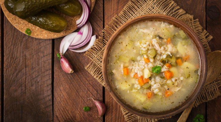 Розсольник з перловкою