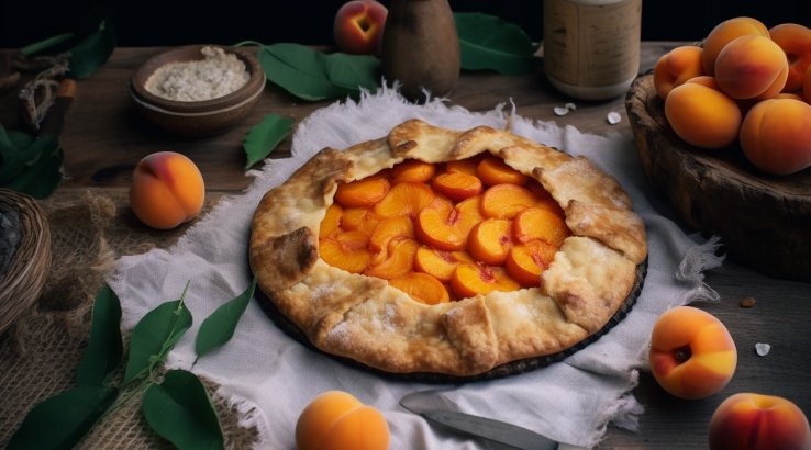 Галета з абрикосами та домашнім сиром