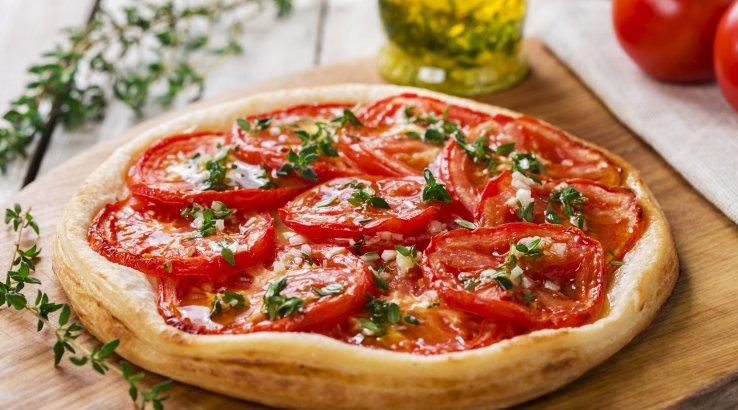 Овочевий пиріг з листкового тіста