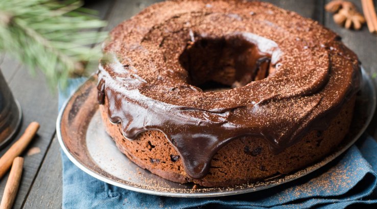 Пісний медівник з шоколадом