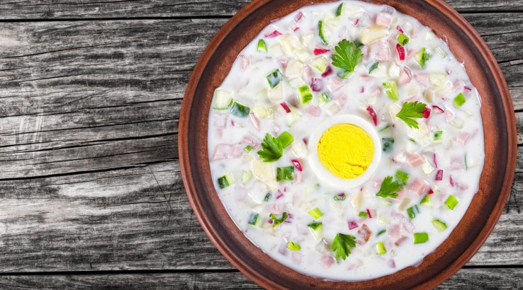 Окрошка з редискою