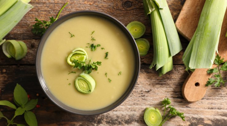 суп з пореєм