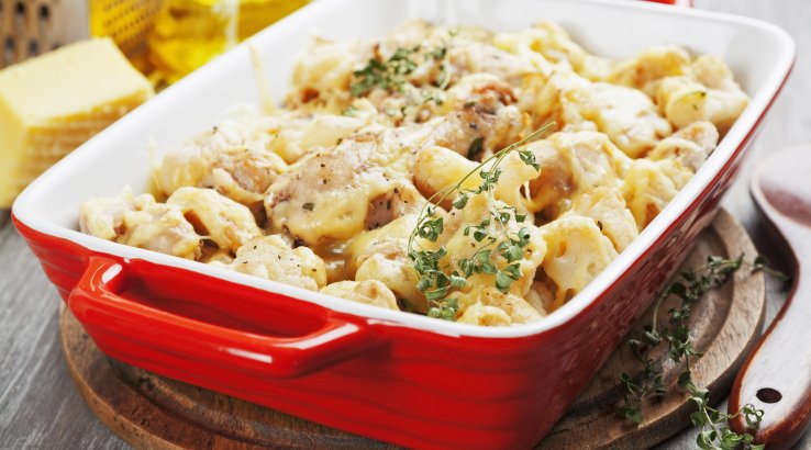 Запіканка з цвітної капусти та філе