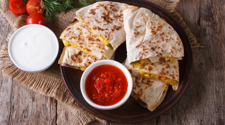 Кесадилья із соусами