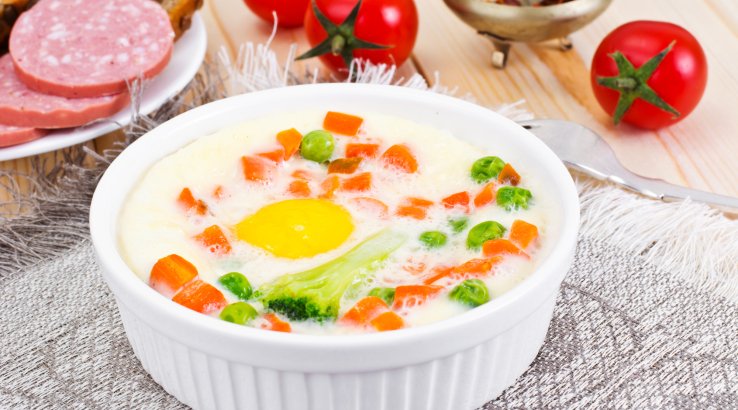 Яйця на пару