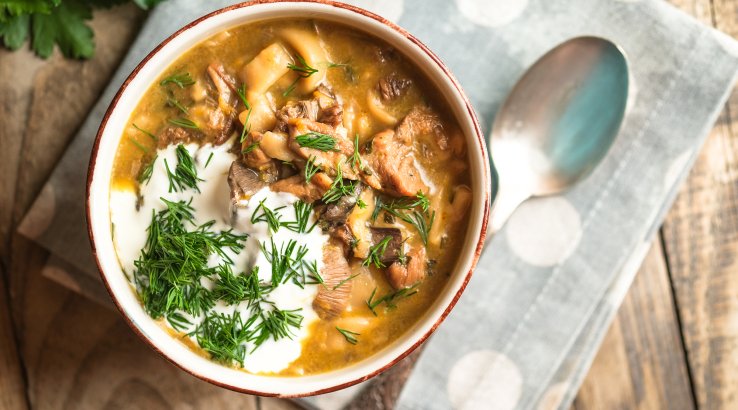 Грибна юшка