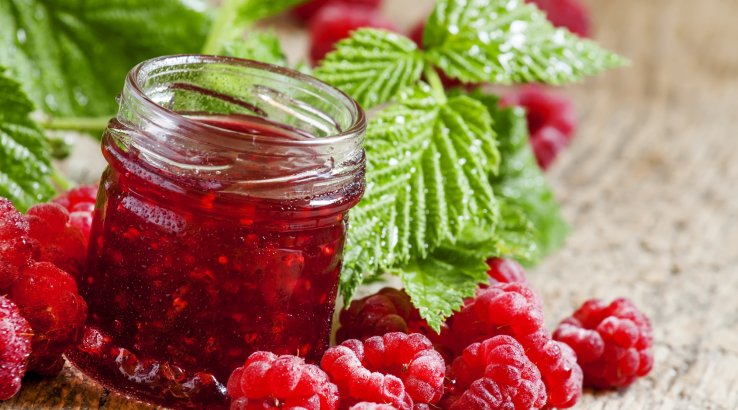 Малинове варення-п’ятихвилинка